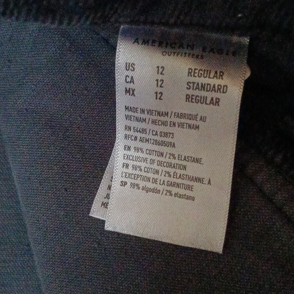 American Eagle Super High Rise Flare Corduroy Pants *New - Picture 14 of 14